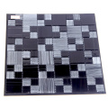 плитки плавательного бассеина смешанный черный и белый стеклянная мозаика плитка